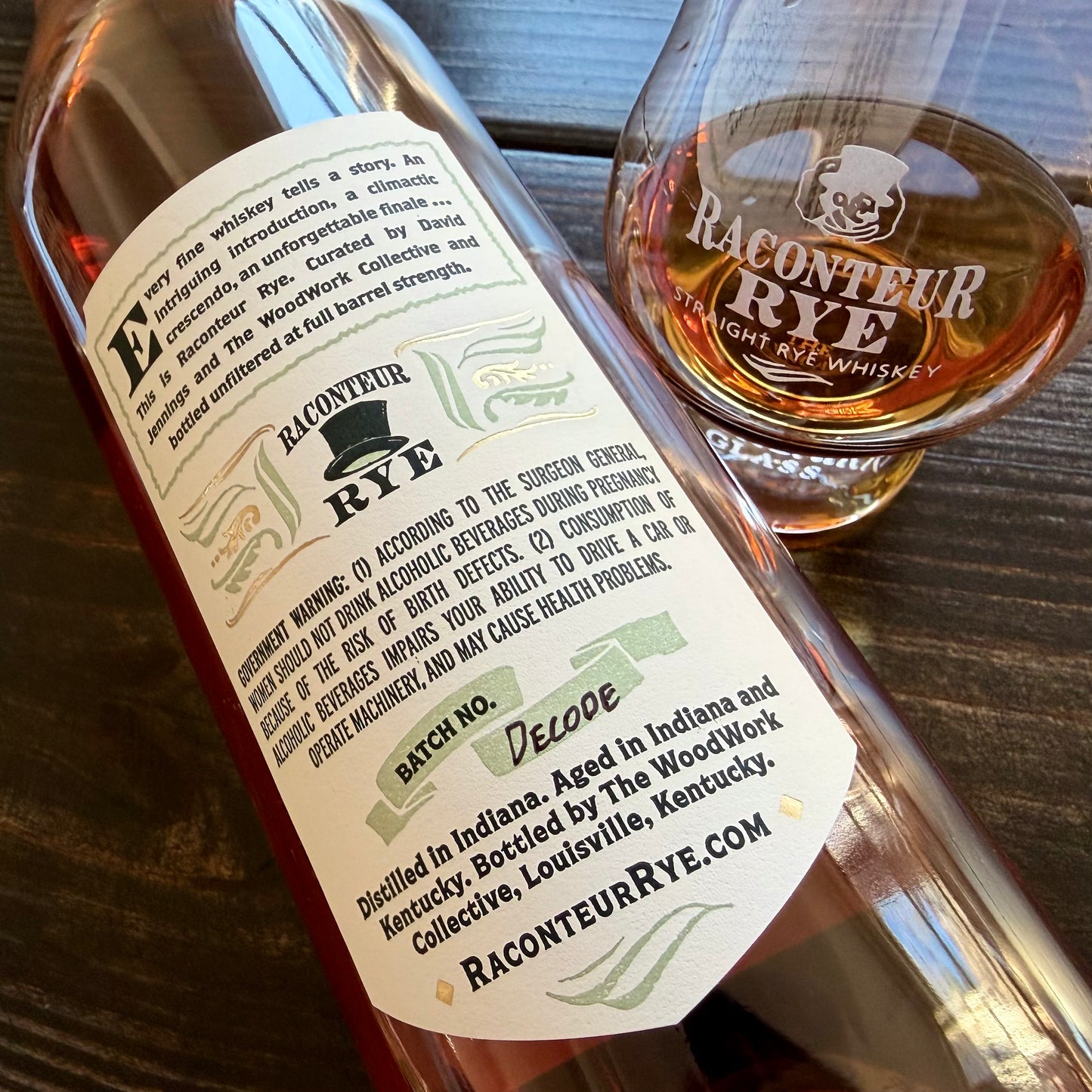 Raconteur Rye "Decode" Single Barrel 116.8 proof